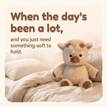 Mochi the Running Highland Cow Plush